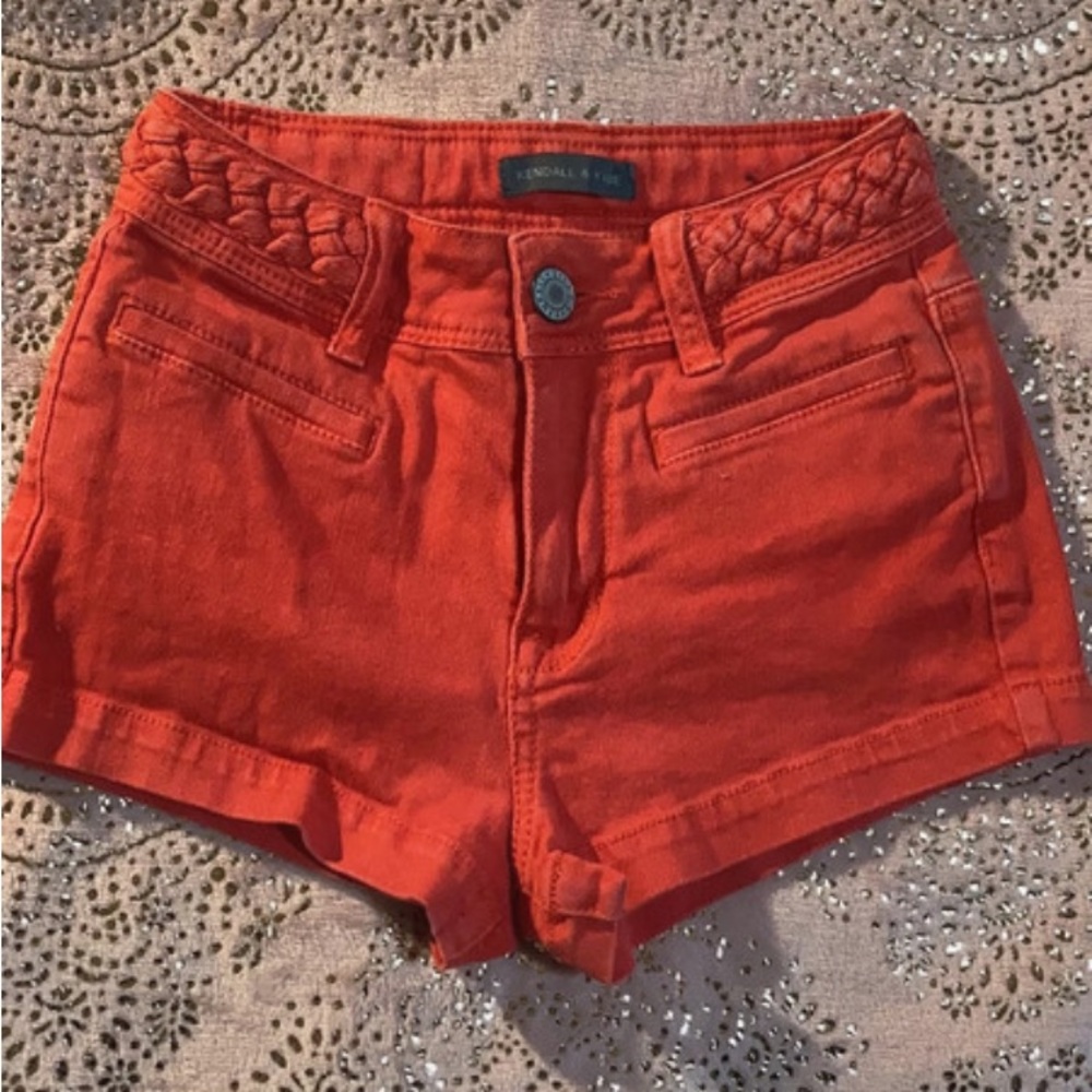 Red Kendall & Kyle shorts